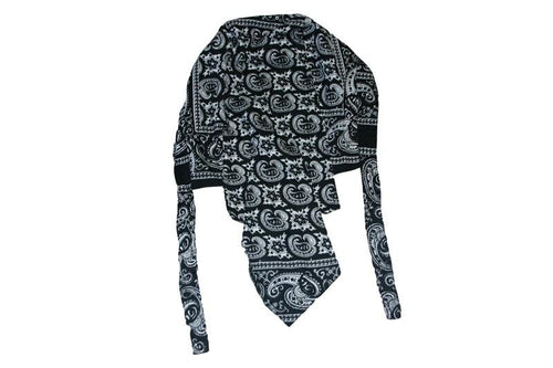 Black Patterned Zandana - Accessories