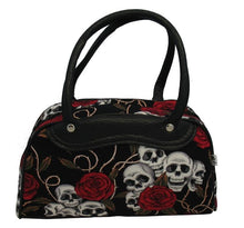 Load image into Gallery viewer, Medium Skulls and Roses Bag (Various Colours) - Accessories