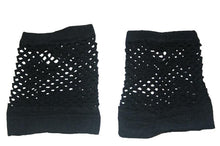 Load image into Gallery viewer, Black Fishnet Fingerless Gloves - Accessories