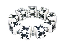 Load image into Gallery viewer, Thick Skull Bracelet (Various Colours) - Accessories
