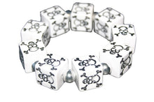 Load image into Gallery viewer, Thick Skull Bracelet (Various Colours) - Accessories
