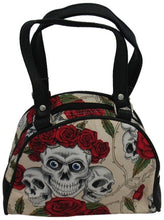 Load image into Gallery viewer, Small Skulls and Roses Bag (Various Colours) - Accessories