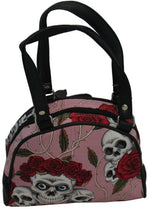 Load image into Gallery viewer, Small Skulls and Roses Bag (Various Colours) - Accessories