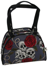 Load image into Gallery viewer, Small Skulls and Roses Bag (Various Colours) - Accessories