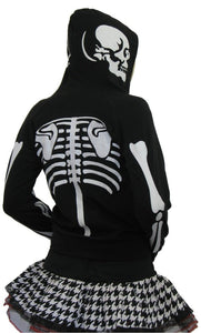 Skeleton Black Hoody - Hoodies