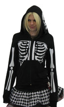 Load image into Gallery viewer, Skeleton Black Hoody - Hoodies