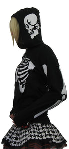 Skeleton Black Hoody - Hoodies