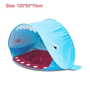 Baby Beach Tent Children Waterproof Pop Up sun Awning Tent UV-protecting Sunshelter with Pool Kid Outdoor Camping Sunshade Beach - 