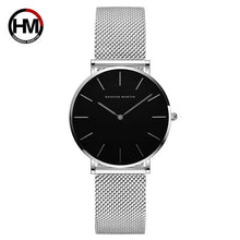 Load image into Gallery viewer, Japan Quartz Movement High Quality 36mm hannah Martin Women Stainless Steel Mesh Rose Gold Waterproof Ladies Watch Dropshipping - 