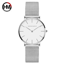 Load image into Gallery viewer, Japan Quartz Movement High Quality 36mm hannah Martin Women Stainless Steel Mesh Rose Gold Waterproof Ladies Watch Dropshipping - 