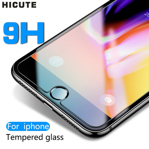 Protective tempered glass for iphone 6 7 5 s se 6 6s 8 plus XS max XR glass iphone 7 8 x screen protector glass on iphone 7 6S 8 - 