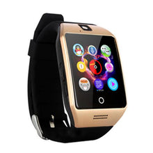 Load image into Gallery viewer, Bluetooth Smart Watch men Q18 With Camera Facebook Whatsapp Twitter Sync SMS Smartwatch Support SIM TF Card For IOS Android - 