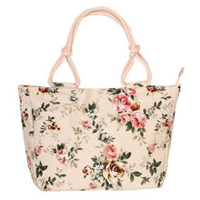 Load image into Gallery viewer, 2019 Fashion Folding Women Big Size Handbag Tote Ladies Casual Flower Printing Canvas Graffiti Shoulder Bag Beach Bolsa Feminina - 