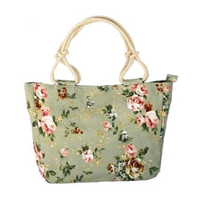 Load image into Gallery viewer, 2019 Fashion Folding Women Big Size Handbag Tote Ladies Casual Flower Printing Canvas Graffiti Shoulder Bag Beach Bolsa Feminina - 