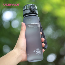 Load image into Gallery viewer, Explosion Sport Water Bottles 500/650ML 1L Protein Shaker Outdoor Travel Portable Leakproof Tritan plastic Drink Bottle BPA Free - 