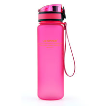 Load image into Gallery viewer, Explosion Sport Water Bottles 500/650ML 1L Protein Shaker Outdoor Travel Portable Leakproof Tritan plastic Drink Bottle BPA Free - 